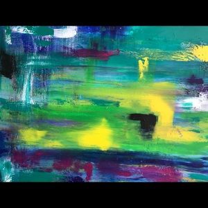 Original oil painted on wood